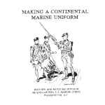US Marine uniform making vector image